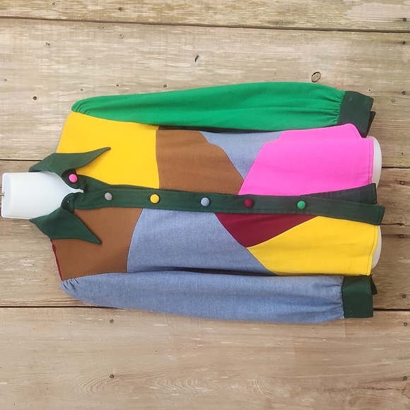 Young Innocent by Arpeja Wool 70s Vintage Button down - Picture 2 of 8